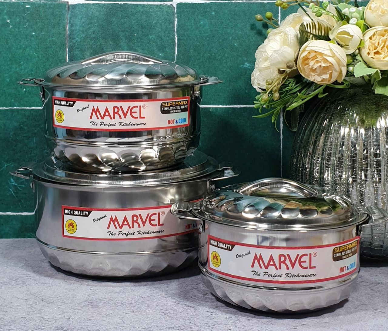 Marvel The Perfect KitchenWare Super Max Stainless Steal Hot Pot